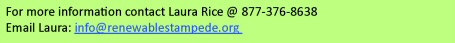 Email Laura Rice for more info