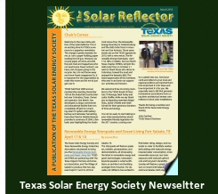 The TX SES Newsletter - The Solar Reflector